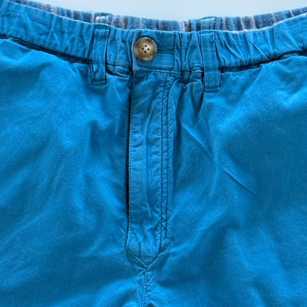 Chubbies Reversible Shorts Mens Large L Plaid Lounge Casual Weekend Aqua & Pink‎ - Picture 9 of 13